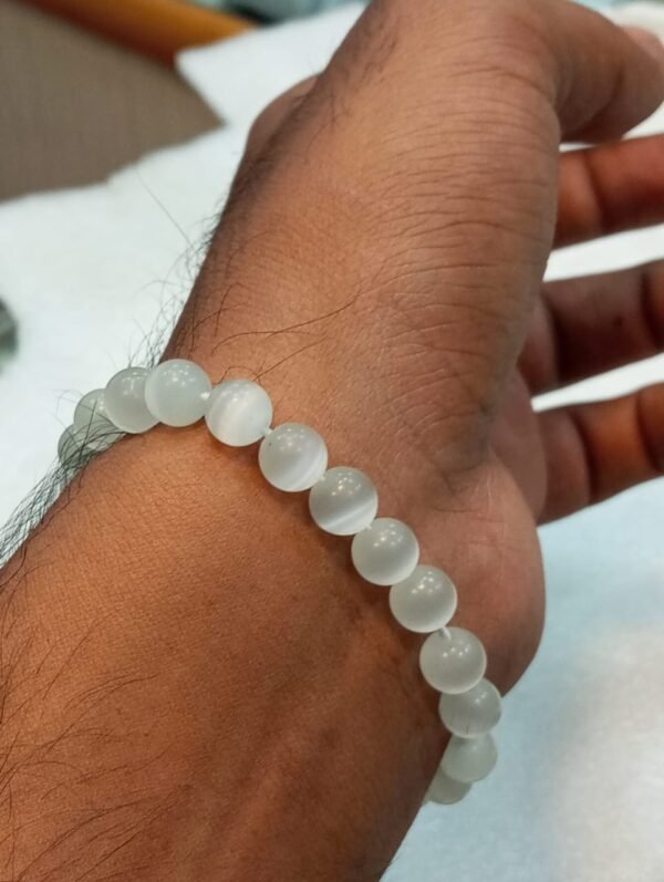 Natural Rose Quartz Bracelet - Image 2