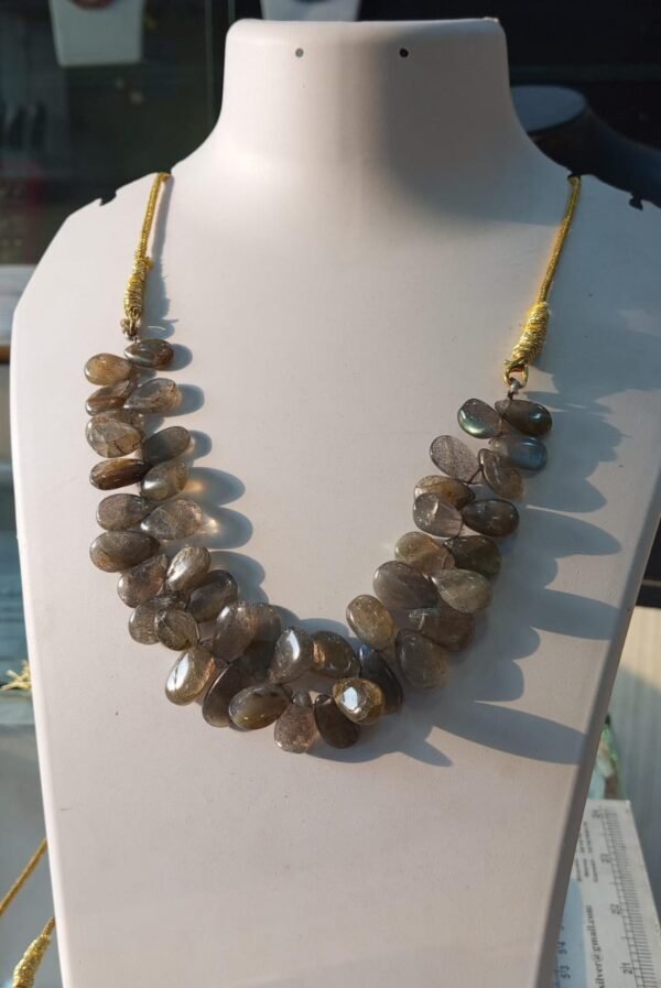 Mystic Labradorite Bead Necklace